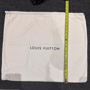 Louis Vuitton Authentic Drawstring Dust Bag, Beige 24”x20" Made In India